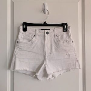 KUT white jean short